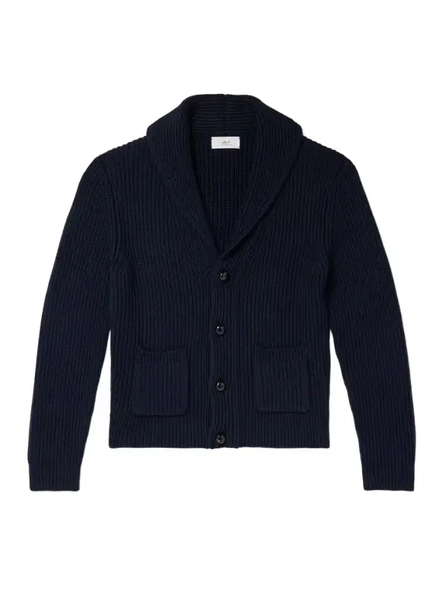 MR P. Shawl-Collar Ribbed Cotton and Cashmere-Blend Cardigan - Men