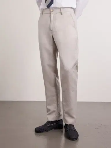 Canali Straight-Leg Wool and Linen-Blend Twill Suit Trousers - Men | Thumbnail 3 Canali Straight-Leg Wool and Linen-Blend Twill Suit Trousers - Men | Thumbnail 3