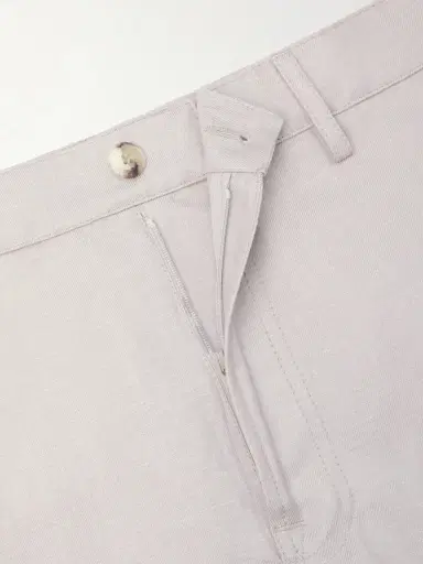 Canali Straight-Leg Wool and Linen-Blend Twill Suit Trousers - Men | Thumbnail 6 Canali Straight-Leg Wool and Linen-Blend Twill Suit Trousers - Men | Thumbnail 6