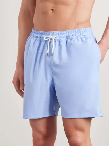 Polo Ralph Lauren Traveler Straight-Leg Mid-Length Recycled Swim Shorts - Men | Thumbnail 2
