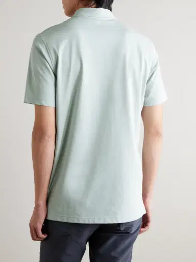 Peter Millar Albatross Pima Cotton-Blend Piqué Polo Shirt - Men | Thumbnail 4 Peter Millar Albatross Pima Cotton-Blend Piqué Polo Shirt - Men | Thumbnail 4