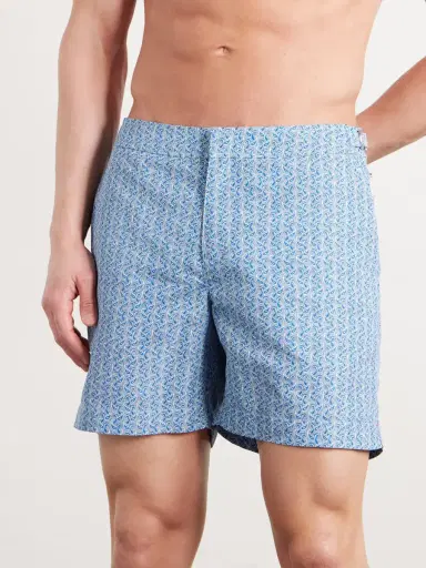 Orlebar Brown Bulldog Fate Straight-Leg Mid-Length Printed Swim Shorts - Men | Thumbnail 2