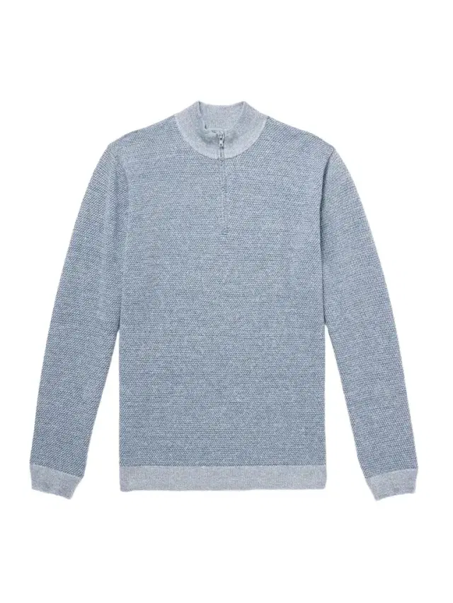 Barlow Merino Wool, Linen and Cotton-Blend Half-Zip Sweater - Men