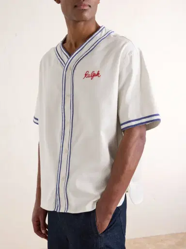 Polo Ralph Lauren Logo-Embroidered Printed Cotton Shirt - Men | Thumbnail 3