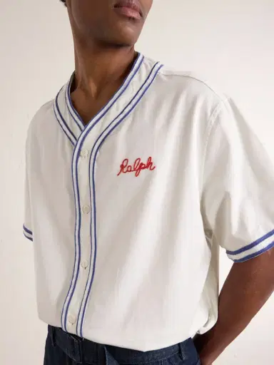 Polo Ralph Lauren Logo-Embroidered Printed Cotton Shirt - Men | Thumbnail 6
