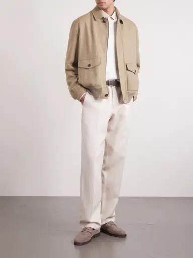Ralph Lauren Purple Label Herringbone Cashmere Jacket - Men | Thumbnail 2