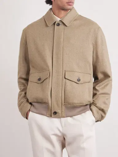 Ralph Lauren Purple Label Herringbone Cashmere Jacket - Men | Thumbnail 3