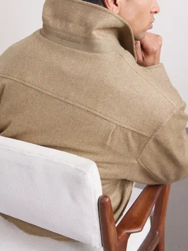 Ralph Lauren Purple Label Herringbone Cashmere Jacket - Men | Thumbnail 5