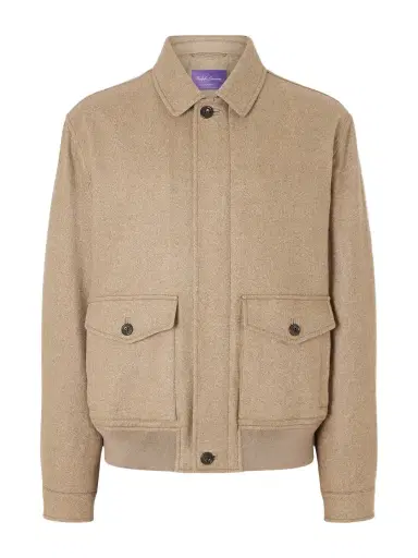 Ralph Lauren Purple Label Herringbone Cashmere Jacket - Men | Thumbnail 1