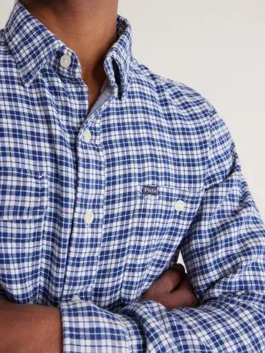 Polo Ralph Lauren Checked Cotton-Flannel Shirt - Men | Thumbnail 5