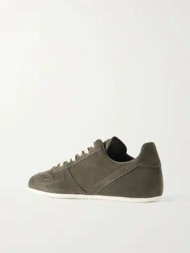 Rick Owens Minimal Suede Sneakers - Men | Thumbnail 4