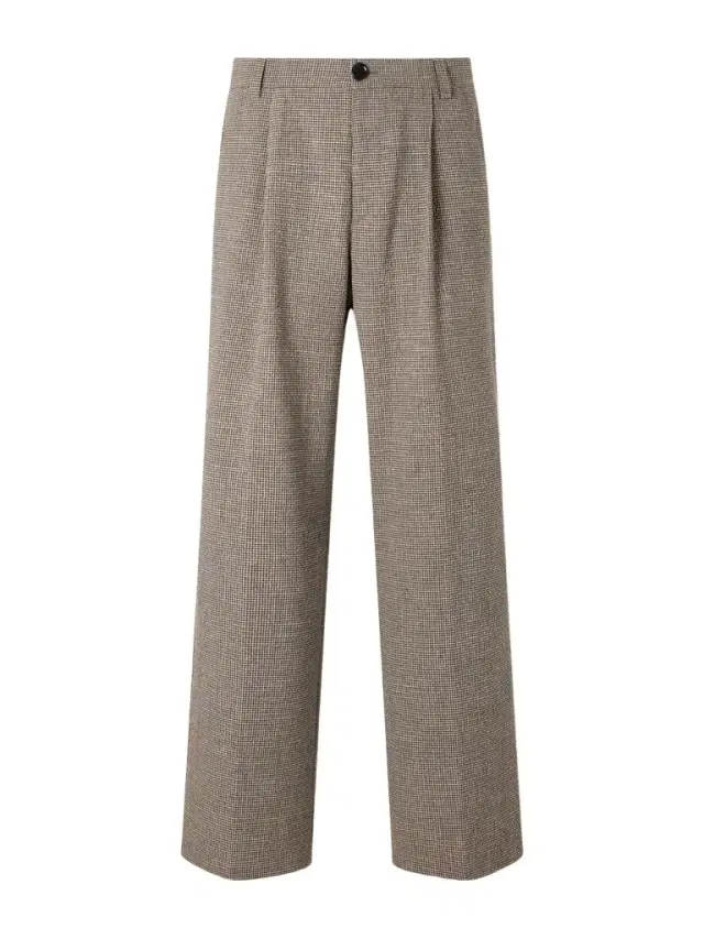 Orsman Wide-Leg Gingham Woven Trousers - Men