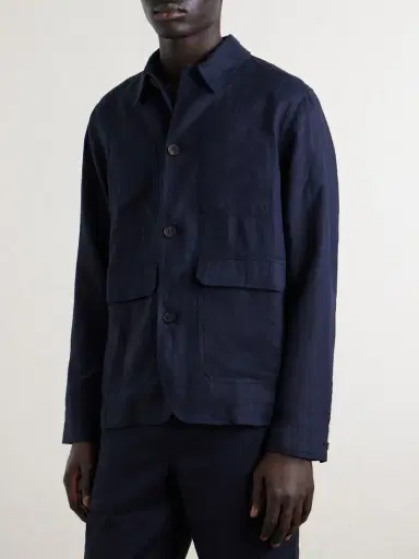 MR P. Linen Overshirt - Men | Thumbnail 3 MR P. Linen Overshirt - Men | Thumbnail 3
