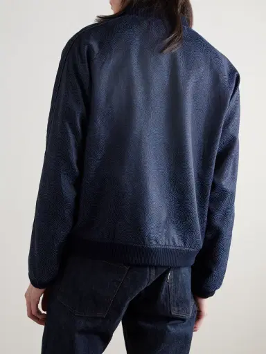 Blue Blue Japan Satin-Jacquard Bomber Jacket - Men | Thumbnail 4