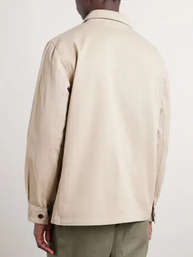 Portuguese Flannel Cotton-Twill Chore Jacket - Men | Thumbnail 4 Portuguese Flannel Cotton-Twill Chore Jacket - Men | Thumbnail 4