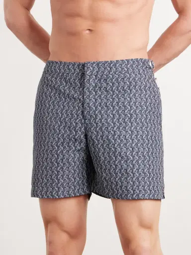 Orlebar Brown Bulldog Fate Straight-Leg Mid-Length Printed Swim Shorts - Men | Thumbnail 2