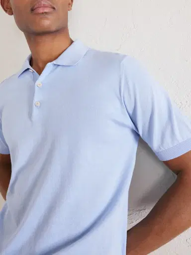PIACENZA 1733 Cotton Polo Shirt - Men | Thumbnail 5