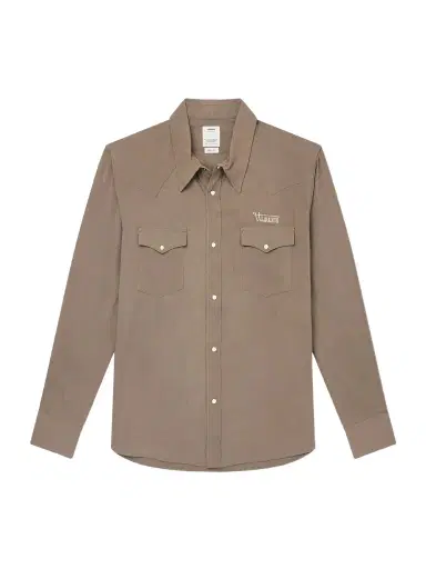 Visvim Four Corners Logo-Embroidered Canvas Western Shirt - Men | Thumbnail 1 Visvim Four Corners Logo-Embroidered Canvas Western Shirt - Men | Thumbnail 1