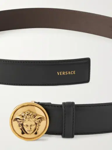 Versace 3.5cm Leather Belt - Men | Thumbnail 2