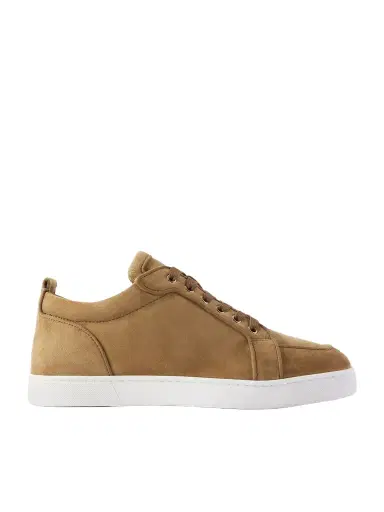 Christian Louboutin Rantulow Orlato Grosgrain-Trimmed Suede Sneakers - Men | Thumbnail 1 Christian Louboutin Rantulow Orlato Grosgrain-Trimmed Suede Sneakers - Men | Thumbnail 1