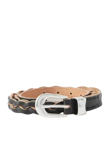 Our Legacy 2cm Braided Leather Belt - Men | Thumbnail 1