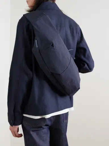 Master-Piece Sash Large Leather-Trimmed Coated-Nylon Sling Bag - Men | Thumbnail 2 Master-Piece Sash Large Leather-Trimmed Coated-Nylon Sling Bag - Men | Thumbnail 2