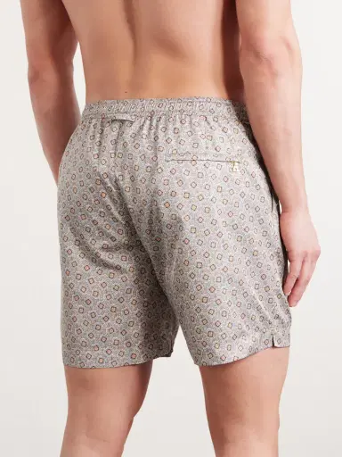 Orlebar Brown Bulldog Straight-Leg Mid-Length Seersucker Swim Shorts - Men | Thumbnail 3