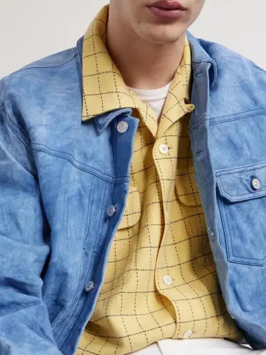 Visvim Carrow Convertible-Collar Checked Wool Shirt - Men | Thumbnail 5 Visvim Carrow Convertible-Collar Checked Wool Shirt - Men | Thumbnail 5