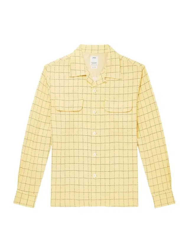 Visvim Carrow Convertible-Collar Checked Wool Shirt - Men