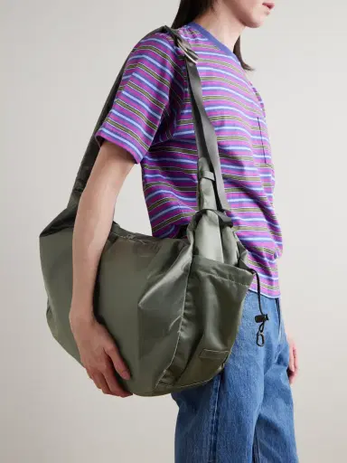 Master-Piece Ark Leather-Trimmed Nylon Shoulder Bag - Men | Thumbnail 2