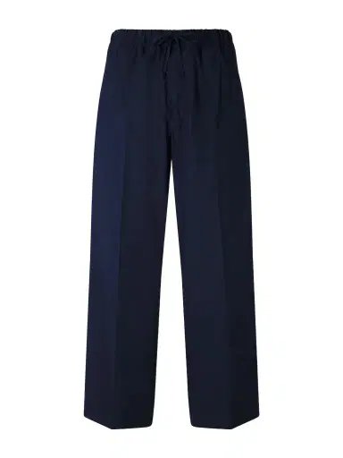 OFFICINE GÉNÉRALE Nilson Straight-Leg Organic Cotton-Poplin Drawstring Suit Trousers - Men | Thumbnail 1 OFFICINE GÉNÉRALE Nilson Straight-Leg Organic Cotton-Poplin Drawstring Suit Trousers - Men | Thumbnail 1
