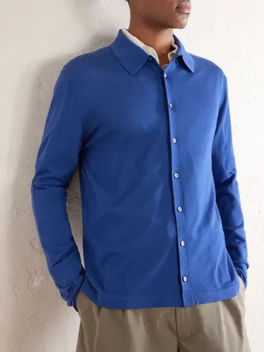 PIACENZA 1733 Virgin Wool Shirt - Men | Thumbnail 5