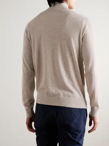 Peter Millar Excursionist Flex Merino Wool-Blend Half-Zip Sweater - Men | Thumbnail 4 Peter Millar Excursionist Flex Merino Wool-Blend Half-Zip Sweater - Men | Thumbnail 4