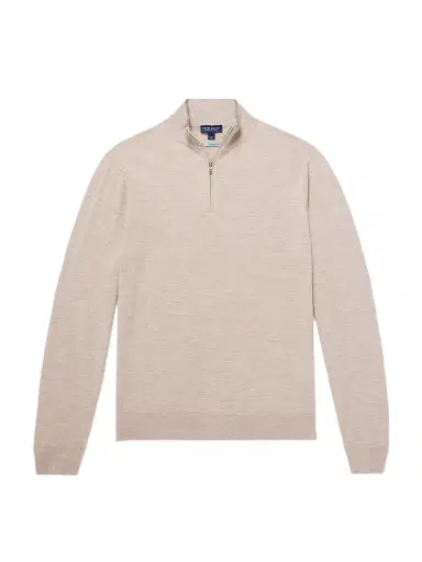 Peter Millar Excursionist Flex Merino Wool-Blend Half-Zip Sweater - Men | Thumbnail 1 Peter Millar Excursionist Flex Merino Wool-Blend Half-Zip Sweater - Men | Thumbnail 1