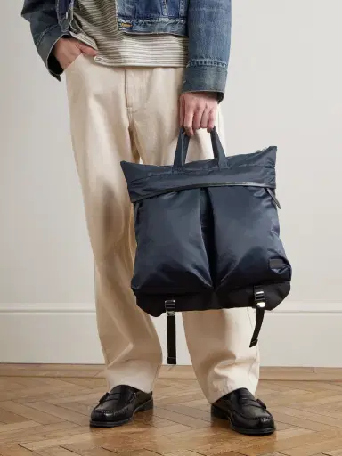 Master-Piece Lightning Leather-Trimmed Nylon-Twill and CORDURA® Tote Bag - Men | Thumbnail 2 Master-Piece Lightning Leather-Trimmed Nylon-Twill and CORDURA® Tote Bag - Men | Thumbnail 2