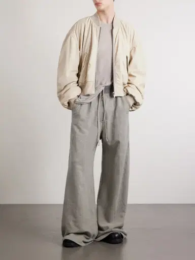 Rick Owens Secchia Leather Bomber Jacket - Men | Thumbnail 2