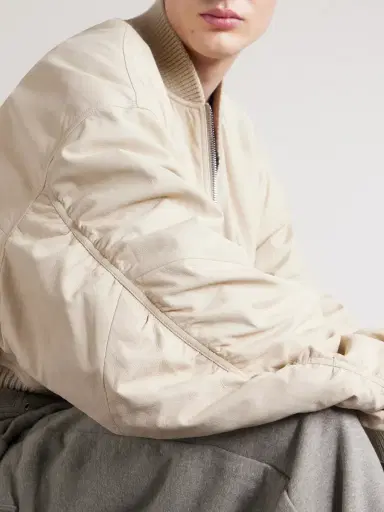 Rick Owens Secchia Leather Bomber Jacket - Men | Thumbnail 5