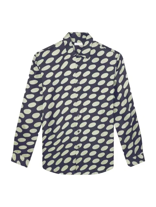 Printed Twill Shirt IT 48