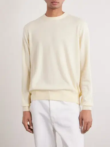 Loro Piana Slim-Fit Baby Cashmere Sweater - Men | Thumbnail 3