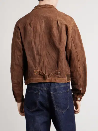 Visvim 102X Cropped Leather Jacket - Men | Thumbnail 4