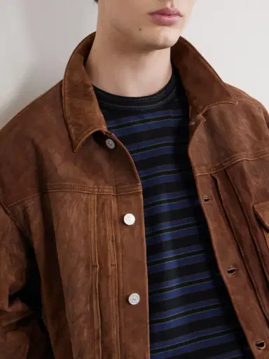 Visvim 102X Cropped Leather Jacket - Men | Thumbnail 5