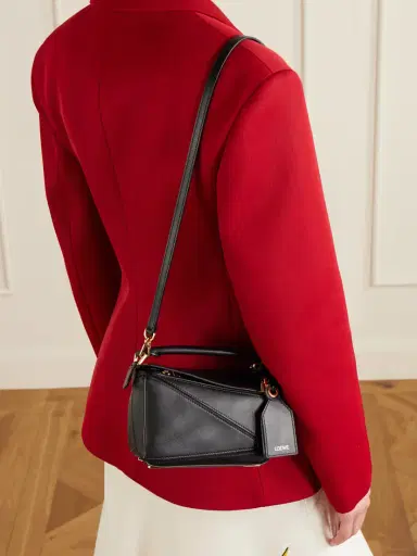 Loewe Featherlight Puzzle Mini Textured-leather Shoulder Bag | Thumbnail 3
