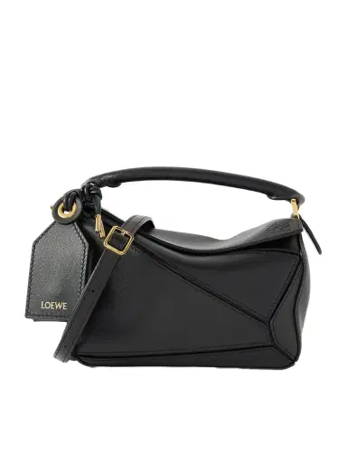 Loewe Featherlight Puzzle Mini Textured-leather Shoulder Bag | Thumbnail 1