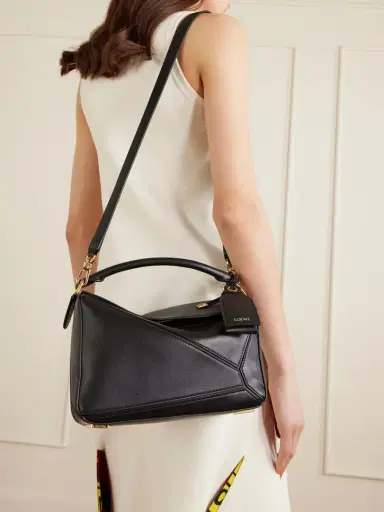 Loewe Featherlight Puzzle Small Textured-leather Shoulder Bag | Thumbnail 3