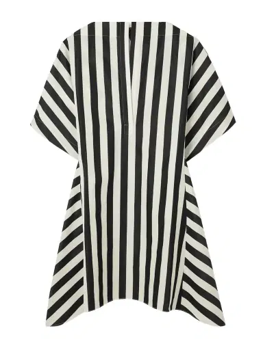 Jacquemus Moisson Oversized Striped Cotton And Silk-blend Midi Dress | Thumbnail 1 Jacquemus Moisson Oversized Striped Cotton And Silk-blend Midi Dress | Thumbnail 1