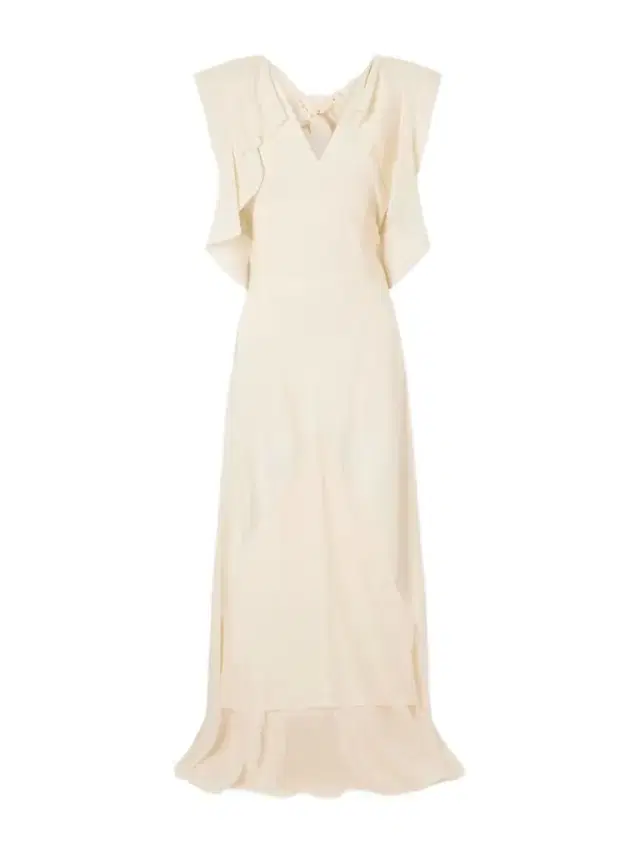 Ruffled Silk-georgette Gown