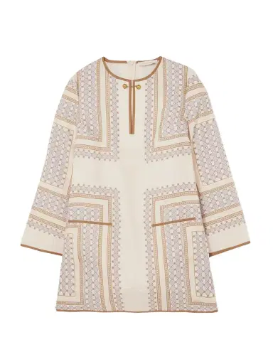 Zimmermann Printed Linen Mini Dress | Thumbnail 1 Zimmermann Printed Linen Mini Dress | Thumbnail 1