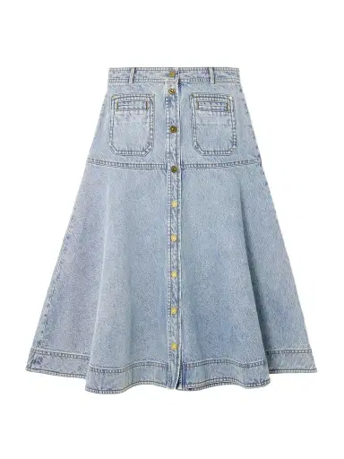 Zimmermann Denim Midi Skirt | Thumbnail 1