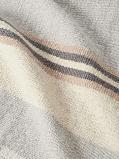 The Row Fringed Striped Cotton And Linen-blend Scarf | Thumbnail 4