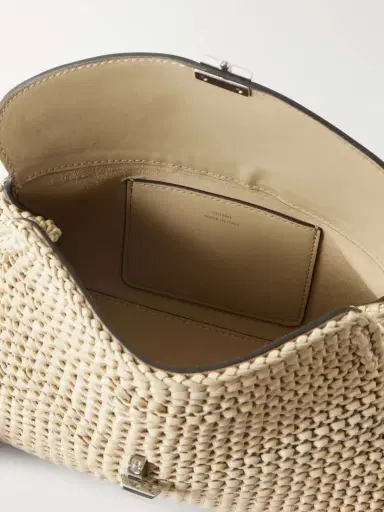 TOTEME T-lock Woven Leather Clutch | Thumbnail 6